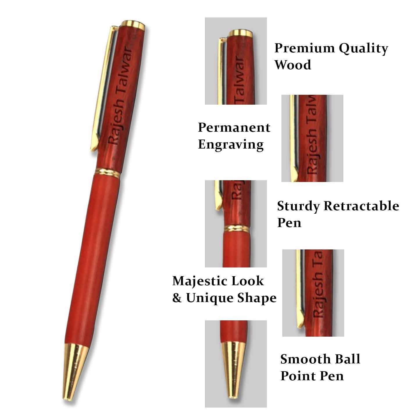 Personalised Corporate Wooden Pen Img 2